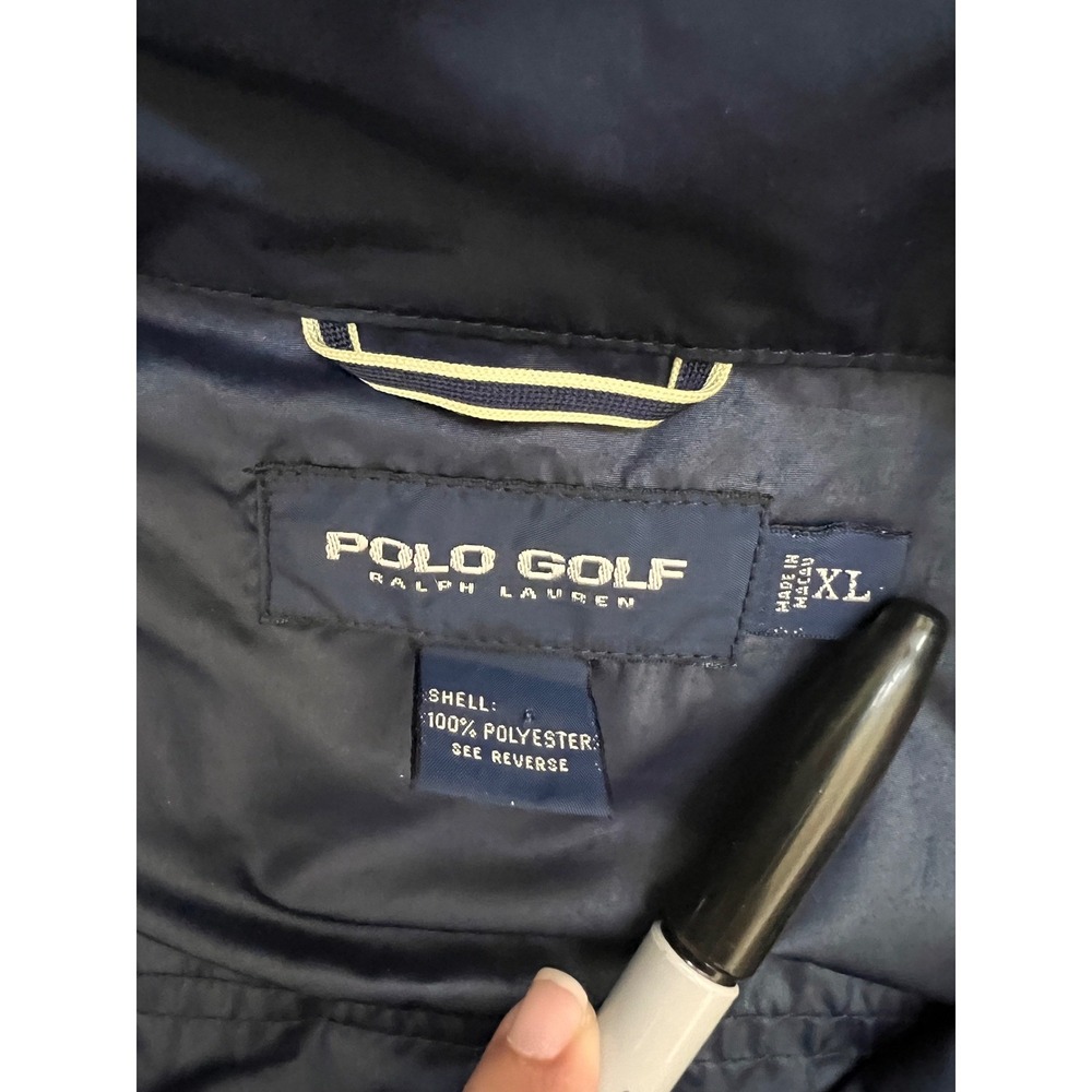 Polo Golf Ralph Lauren Mens Jacket Windbreaker Full Zip Lightweight Packable XL - Picture 13 of 16